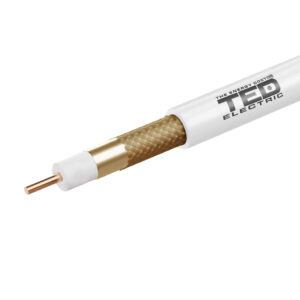 Cablu coaxial RG6 CU  Tresa CCA, rola 305m, TED