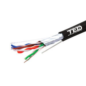 Cablu FTP cat.5e CU 0.5 Sufa PE, rola 500m, TED