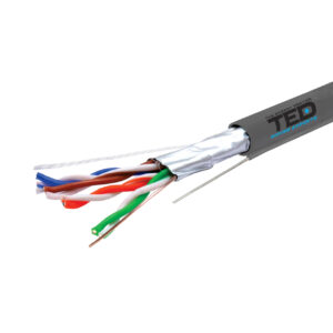 Cablu FTP cat.5e CU 0.5 Sufa PVC, rola 305m, TED