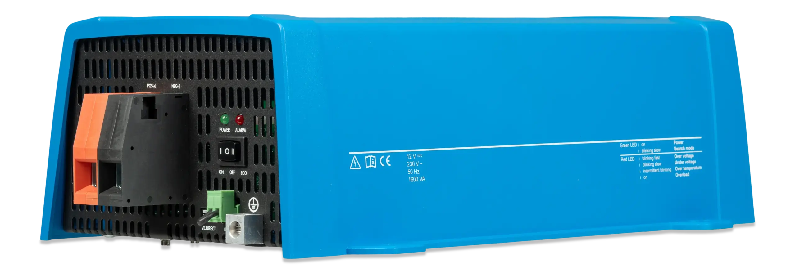 Invertor Inverter 12V 1600VA Victron Energy 12 1600 VE.Direct Schuko - imagine 2