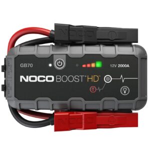Robot Pornire Auto, Jump Starter Auto 12V Portabil, Curent Pornire 2000A Litiu-Ion, Noco Boost GB70