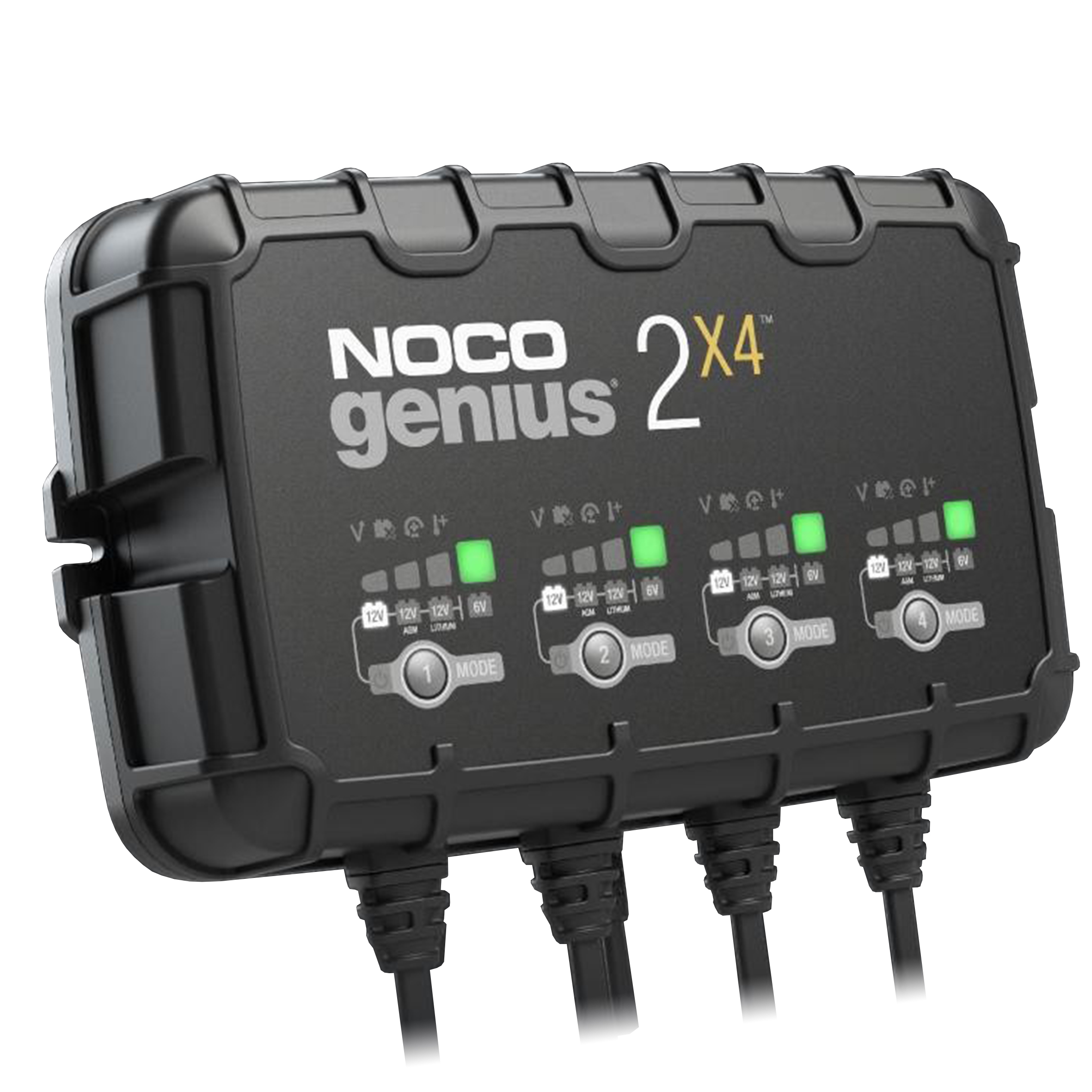 Redresor acumulatori 6V 12V 2A, incarca 4 acumulatori 40A, NocoGenius 2x4 - imagine 2