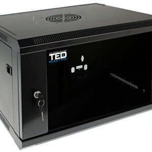 Rack 6U cu geam 600 x 600 mm wall mount Ted Electric