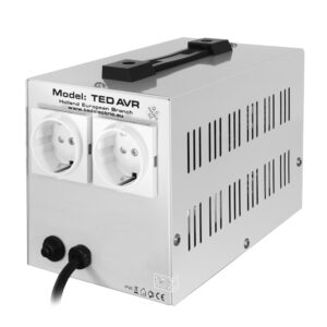 Stabilizator retea maxim 500VA-AVR LCD 2 iesiri schuko TED000194