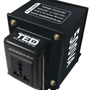 Transformator de tensiune, Convertor de la 220V la 110V si Reversibil 500VA 500W, TED Electric TED003676