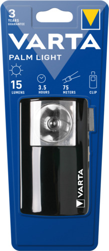 Varta lanterna metal Palm Light cu bec 15Lm / 3.5h / 75m incl 1x 3R12 16645101421 (1/6) - imagine 2