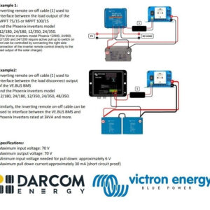 Victron Energy cablu de comutare invertor - controler solar Victron Energy Inverting remote on-off cable
