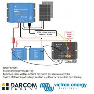 Victron Energy VE.Direct non inverting remote on-off cable